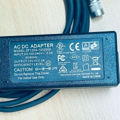 Adapter 12V 2A 24W ZF120A-1202000 Connector Size Hirose HR10A-7P-6S73 6 Pin Female Dài 3MFor Omron Sentech STC/FS Series Industrial Camera Power Supply Connector HR10A-7R-6PB Hirose