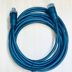 Cáp M12-M12-4.6M-2 Cable M12 4 Pin Cable M12 A-Code 4 Pole Male to Female Black Length 4.6M