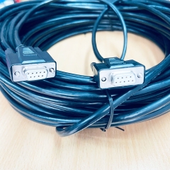 Cáp Kết Nối Máy Xét Nghiệm Sinh Hóa Tự Động BECKMAN COULTER DxC 700AU Với Máy Tính DATA Link RS232 Communication Crossover Null-Modem Serial RS232 DB9 Female to DB9 Female Colour Black Length 30M