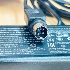 Bộ Chuyển Đổi Nguồn AC/DC Adapter 5V 6.5A Powertron PA1065-050T2B650 Jack DC Size 4-Pin DIN / 4-Prong For Targus SuperSpeed Dual Video Docking Station, Dell D3000 USB 3.0 Docking Station.