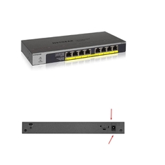 Adapter Genuine 54V 2.4A 130W NETGEAR ADS-150DK-48-1 540130E DC Size 6.5mm x 3.0mm For Switch NETGEAR