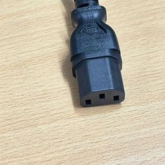 Dây Nguồn 2 Chân Tròn Vuông Góc LINETEK LP-33 LS-60 AC Power Cord Schuko CEE7 Euro Plug to C13 10A 250V 3Gx1.0mm² Dài 1.8M