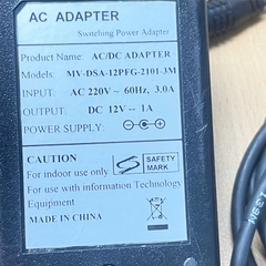 Chuyển nguồn Adapter 12V 1.A MV-DSA-12PFG-2101-3M Connector Size Hirose HR10A-7P-6S(73) 6 Pin Female Dài 3M 6.5ft For Basler Industrial Camera GigE Power Supply