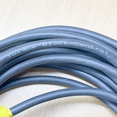 Cáp Hirose RM15TRD-10S(71) 10 Pin Female to Hirose RM15TPD-10P(71) 10 Pin Male Circular Connector Dài 9M For NORDSON Torque block control