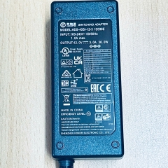 Adapter 12V 3A 36W HOIOTO ADS-40SI-12-3 12036E Jack Cắm DC Connector Tip Size 5.5mm x 2.1mm