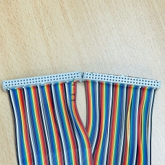 Cáp Bẹ Nhiều Màu Ruy Băng IDC 50 Pin 2.54mm Pitch Flat Ribbon Data Rainbow Color Cable Connector Type A Dài 1M