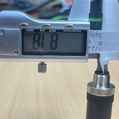 Đầu Nối M12 A-Code 5-Pin Male 5 Position Circular Connector Plug Male Pins Screw For Sensor Cable