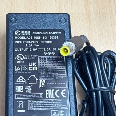 Adapter 12V 3A 36W HOIOTO ADS-40SI-12-3 OEM Thay Thế MAX 6A-401DA12 12V 3A Connector Tip Size 5.0mm x3.0mm For Máy In Đầu Cốt Ống Lồng LM-550A2 & CPM-100HG5M LM-380A, LM380E, LM-380EZ, LM-390A, LM-550A2, LM-550A, LM-550E