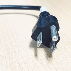 Dây Nguồn 3 Chân 2 Dẹt 1 Tròn Chia Chữ Y Type Splitter Power Cord  NEMA 5-15p KEMP KMP-02 KMP-33 to IEC-C5 Dài 0.4M