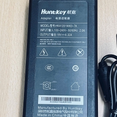 Adapter 19V 6.32 HKA12019063-7A Jack DC Connector Tip Size 2-Hole Plug