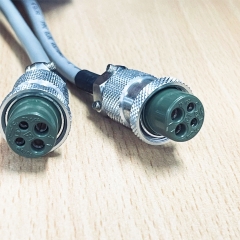 Cáp Centronics DDK 57-30240 24 Pin Male to 2 Port SANWA 41-6590 4 Pin Female Y-Splitter Cable Dài 2M