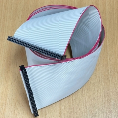 Cáp 64 Pin 2.54mm Pitch 2x32P 64 Wire Female to Female IDC Flat Ribbon Cable Grey Dài 1.2M