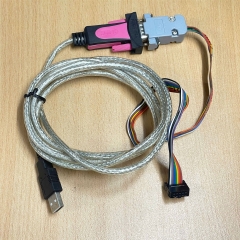 Bộ Cáp 3M 10ft USB FTDI Chip Serial Adapter Cable 10 Pin IDC Female 2.54mm Rainbow to RS232 DB9 Female Dài 2.1M For Mô-Đun Máy In Nhiệt Mini R173-5SSA524-A-E16 Thermal Printer Module