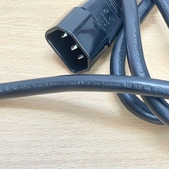 Dây Nguồn C13 I-sheng IS-14 10A 250V to C14 IS-011 E55943 tiết diện 3x1.04mm² Dài 2M