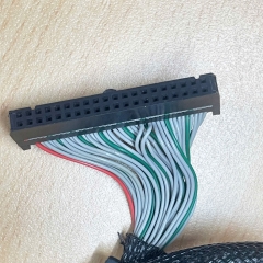 Cáp Bẹ Nhiều Màu  A6CON2 40 Pin to IDC 40 Pin FC 2*20 Pitch 2.54mm Connector Cable Flat Ribbon Data Rainbow Color Dài 70Cm For PLC I/O Cable Control Mitsubishi Q Series witch Terminal Board