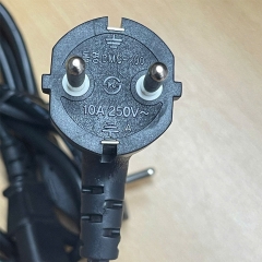 Dây Nguồn KOREA DMC-200 DMC-300 European Schuko Power Cord CEE 7/7 to IEC320 C13 10A 250V 3x0.75mm² Length 1.5M