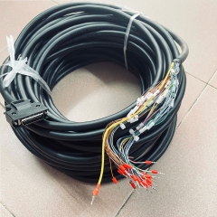 Cáp 20M 65ft DV0P4510 Interface Shielded Cable Connector 3M MDR 36 Pin Male With Screw to 36 Core Ends For I/O Control Panasonic MINAS A4P Series Connector CN X5 Servo Driver