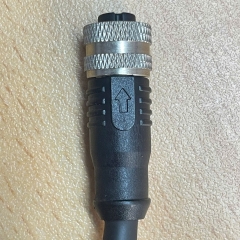 Cáp Điều Khiển KEYENCE 1603HAH003 Dài 2M Cable M12 A-Coded 12 Pin Female to RS232 DB9 Female For Keyence IV3, Cognex in -Sight Omron Microscan V430 7000 Sensor Camera Reader