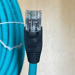 Cáp Mencom MDE45WB-4MSP-RJ45S-20M Shielded Industrial Ethernet Ethernet Dài 20M Cable M12 4 Pin D-Coded Male Straight Connector to RJ45 Shielded Plug.