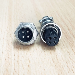 Bộ Jack GX-12 4 Pin Male + Female Aviation Connector For Industrial Control Systems GX12 4-Poles