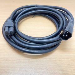 Dây Nguồn IEC 60320 C14 to C15 CHINGCHENG EL-705 E88446 15A 250V 14AWG  3x2.08mm Dài 4M