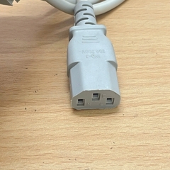 Dây Nguồn WD-01 SU040036-5002A Chuẩn 2 Chân Đầu Tròn AC Power Cord Schuko CEE7 Euro Plug to C13 10A 250V 3x0.75mm Grey Length 1.5M