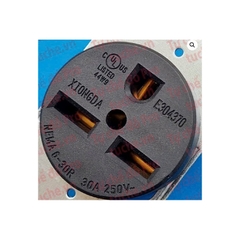 Dây nguồn NEMA 6-15P to IEC320 C13 FM-302LSR E345335 DONGJU FM-615 E136261 15A 125V 3x2.08mm² Dài 4.5M