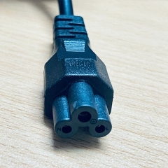Dây Nguồn 3 Chân 2 Dẹt 1 Tròn NEMA 5-15P to C5 Power Cord NANKE COS102M E248395 XD-0018 10A 125V 3x0.824mm² Length 1.8M