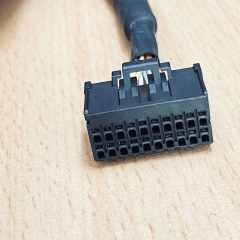Cáp Hirose 20 Pin Male HRS HR22-12WTPA-20SC(73) to IDC Hirose 1-1827863-3 20 Pin Cable E176892 26AWG  TAIYO Flex Dài 2.5M For Denso Robotics And Servo Driver