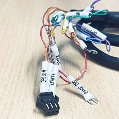 Cáp CSVM-S-001F Dài 1M Connection Cable Molex 16 Pin Female to RGB 3Pin + 12 Core Open Wire For Robot IAI Driver Servo Motion Controller Máy SMT Dây Chuyền Điện Tử