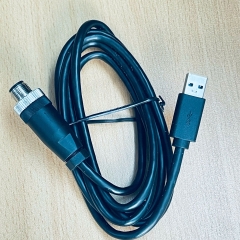 Cáp Chuyển Đổi OEM USB 2.0 Male to M12 4 Pin A-Code Female Dài 1.8M