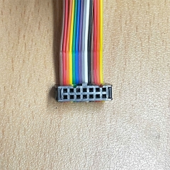 Cáp Ruy Băng IDC 14 Pin 2.54mm Pitch Female to Female Cùng Chiều Cable 10 Color 14-Pins IDC Ribbon For JTAG Programmable Controller Length 1M