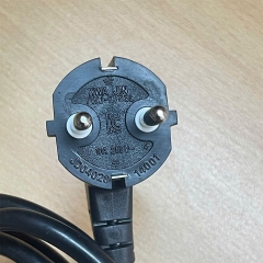 Dây Nguồn HWA JIN YWJ-0753L YWJ-0753C European Schuko Power Cord CEE 7/7 to IEC320 C13 10A 250V 3x0.75mm² Dài 2M
