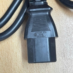 Dây Nguồn I-Sheng SP-023 IS-14 16A/250V 2 Prong Euro Power Cord European Schuko Power Cord CEE 7/7 to IEC320 C13 10A 250V 3x0.75mm² Length 1.5M