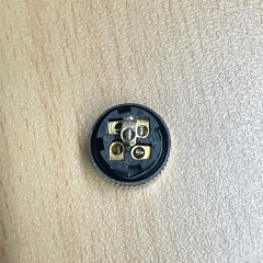 Jack Connector M12 5 Pin Male A-Coded Nickel Plated Screw Terminal Straight For Circular Industrial M12 Connector