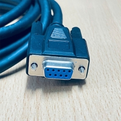 Cáp S6-L-T00-3.0 Cat6 Shielded S/FTP Black Cable RJ45 to DB9 Female Dài 5M For Inovance IS620P Series Servo 600P SV660N SV630P S6N S6F CN3 Port with Computer/HMI Communication Cable