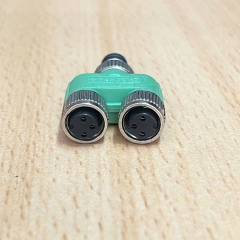 Đầu Nối Chữ Y PHOENIX CONTACT A Code M8 3 Pin M8 Y Splitter Coding A Coded 3 Pin Male to 2xFemale Screw Locking Circular Connectors