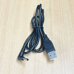 Cáp Chuyển Đổi EZ-DCU23B USB Type A Male to DC 3.5mm x1.35mm Male 90° Degree Adapter Cable Black Dài