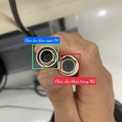 Cáp Hirose 12 Pin HR10A-10P-12P(73) Male to Male Dài 5M For Industrial Basler GIGE AVT Camera Sony Hitachi Panasonic CCD