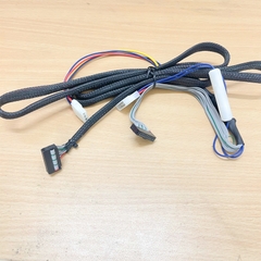 Cáp Hirose Flat Ribbon IDC 20 Pin to IDC 20 Pin và nguồn 4 Pin Cable 20 Wire IDC Pitch 2.54mm dài 2M For Terminal Block Module Hirose PLC CNC CMC