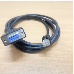 Cáp RJ45 đực - RS232 DB9 âm - FJ45 at Servo Drive End to DB9 at PC end