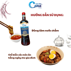 Combo 6 chai - Nước mắm nhĩ Cana 42N - Thượng hạng