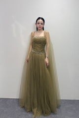 Váy Xoè Corset Tay Voan