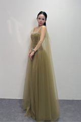 Váy Xoè Corset Tay Voan