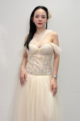 Váy Lưới Đính Đá “Moonlit Muse Gown”