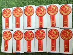 tem nắp không đường