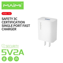 Củ sạc Maimi R11S 10W 2A - Chứng nhận an toàn 3C - Cổng USB