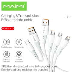 Cáp dữ liệu siêu linh hoạt Maimi X73 65W 1m