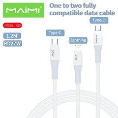 Cáp sạc nhanh Maimi X89 65W dây silicon