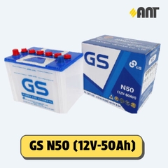 Ắc quy GS N50 - Giá áp dụng cho đổi bình cũ, giá bình mới 1.385.000Đ